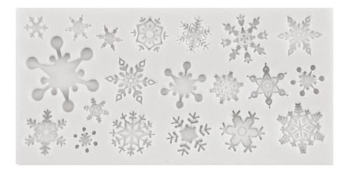 Moldes 3d De Copo De Nieve Para Fondant De Navidad