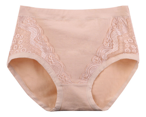 Bragas De Encaje Para Mujer, Talla Grande, Cintura Alta, A P