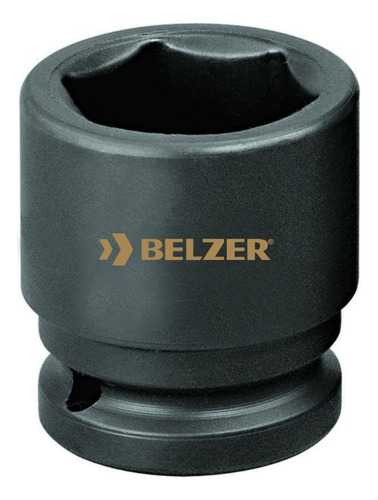 Soquete De Impacto Sextavado 1 46mm 34834bx Belzer Cor Preto