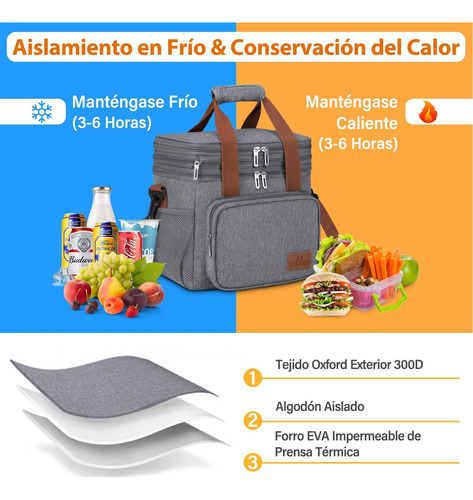 Bolsa De Almuerzo Función De Conservación De Calor A Prueba
