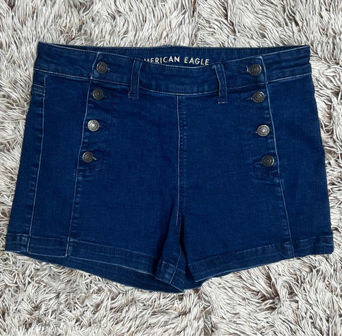 Short Cintura Alta Botonadura Doble American Eagle Mujer 12