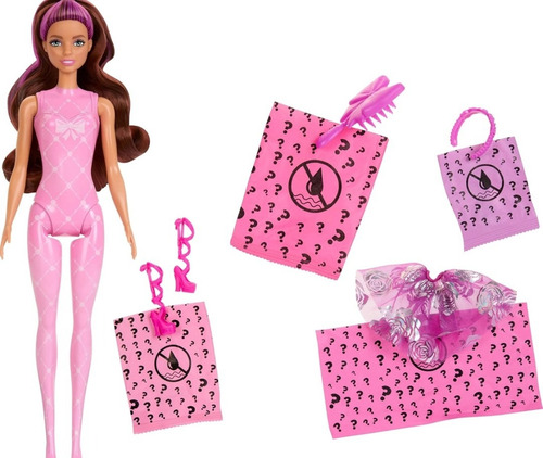 Barbie Bailarina Battet Color Reveal Muñeca 6 Sorpresas