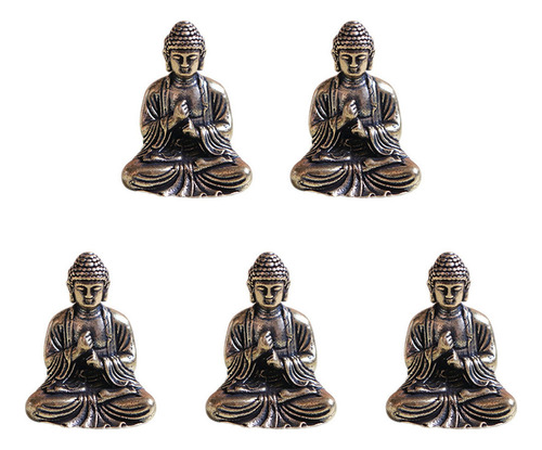 5 Miniestatuas De Buda, Estatua De Buda, Budismo Chino, Pure
