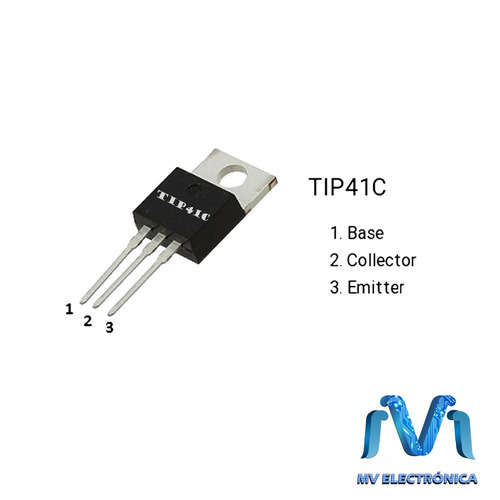 Transistor Tip41c Npn 100v 6a Mv Electronica