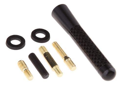 Antena Corta Magideal De Aluminio, Estilo Mini Deportivo, Un