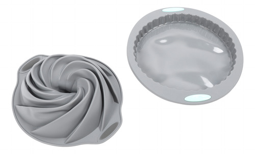 Molde Para Tartas Estriado De Silicona De Primera Calidad