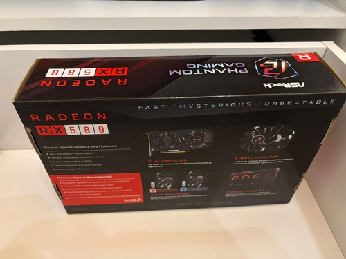 Placa De Video Amd Asrock Rx 580 Oc 8gb Gddr5 (Usado)