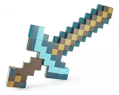 .. Espada De Diamante Y Pico De Minecraft 2 En 1 (juguete C)