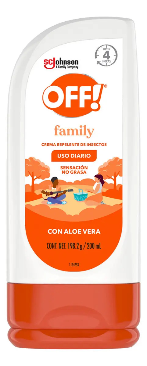 Off Family Repelente De Mosquitos En Crema 200ml