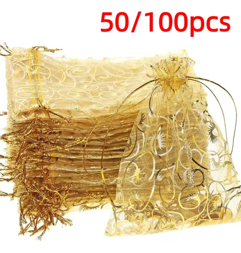 Bolsas Para Joyas, 50/100 Unidades, 9 X 12 Cm, 10 X 15 Cm.