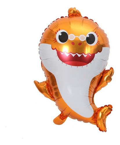 Globo De Baby Shark Cuerpo Entero X1 Unidad 50cm