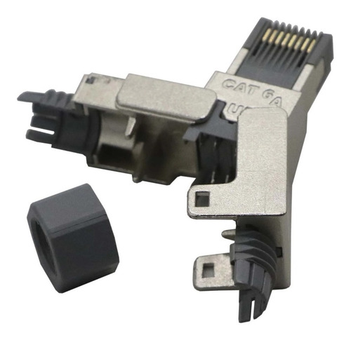 Terminal Plug Conector Satra Cat6a Blindado Ansi/tia 568d