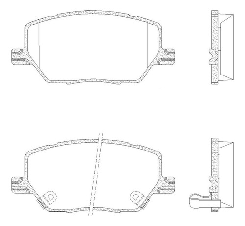 Pastilha De Freio Dianteira Fiat Toro Freedom 1.8 16v 2022