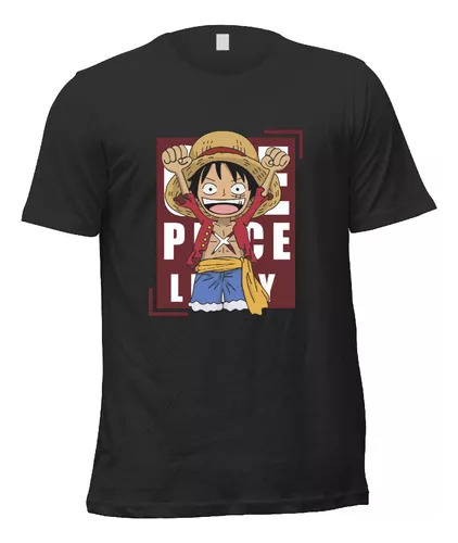 Remera One Piece Monkey D Luffy N07 A2 Unisex