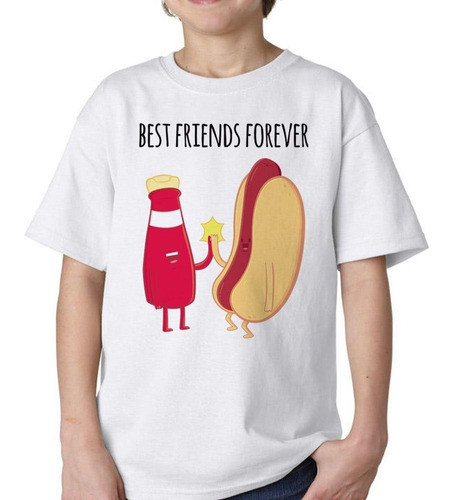 Remera De Niño Best Friends Pancho Y Aderezo