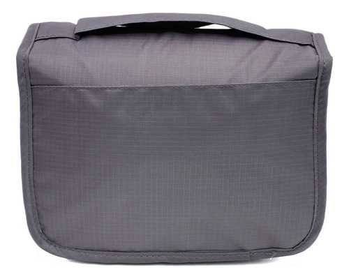 Neceser De Viaje Con Gancho Organizador De Tocador Basico Color Gris