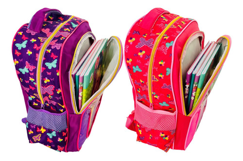 Imagem 4 de 8 de Mochila Escolar Juvenil Infantil Viagem Reforçada Resistente