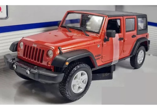 Carro A Escala 1/24 Jeep Wrangler Unlimited 2015