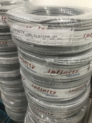 Cabo Telefone E Interfone Infinity Cci 0,40 5 Pares 100m