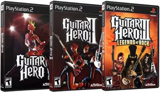 Guitar Hero 1, 2 & 3 Para Ps2 Slim Bloqueado Leia Descrição