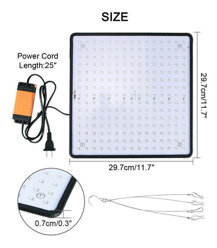 Imagen 8 de 10 de Led Crecimiento Cultivo Espectro Completo Full Spectrum Leds