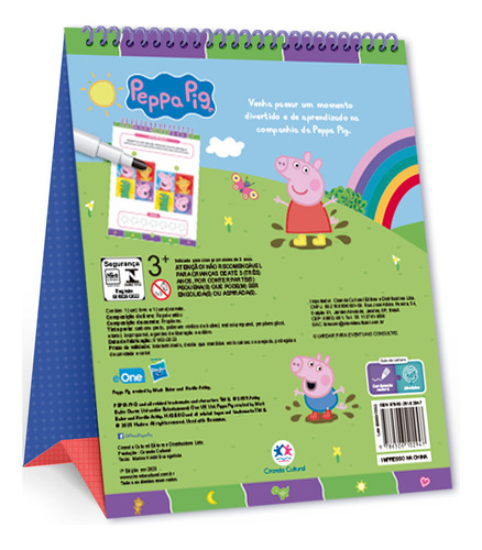Peppa Pig - Escreva E Apague Espiral
