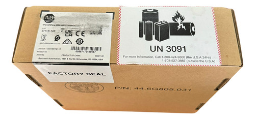 Allen Bradley 2711r-t4t Panelview 800 Hmi Terminal 4´´