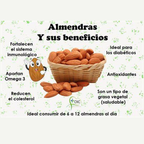 Almendras Naturales Enteras Sin Tostar 907g
