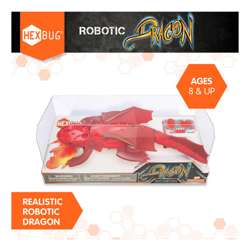 Control Remoto Robot Dragon Hexbug Recargable Para Niños May