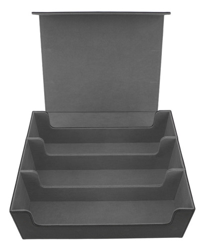 Caja Para Cartas, 3 Filas, Cierre Magnético De Poliuretano D