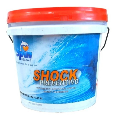 Spin Shock Preventivo Para Alberca 6 Kg 