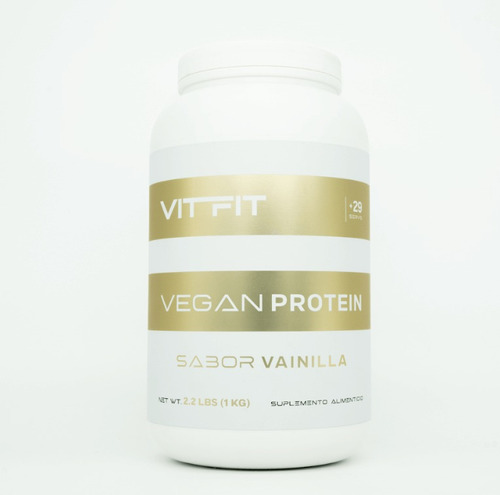 Proteína Vegana Vitfit 1kg - 29 Servs, Polvo