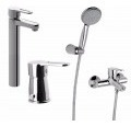 Combo Grifería Hydros Smart Baño Lavatorio Alto Bidet Ducha