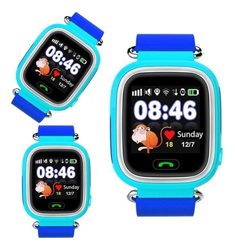 Reloj Smartwatch Q90 Gps Niños C Internet