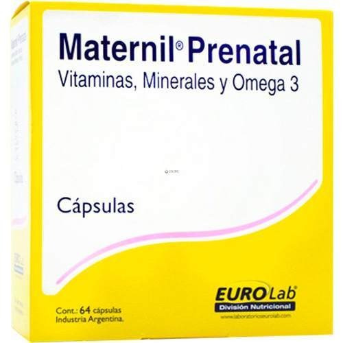 Suplemento en cápsula Eurolab  Maternil Prenatal vitaminas