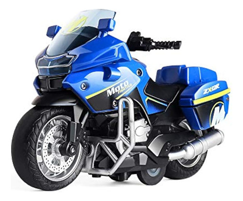 Motocicleta Policial De Juguete, Motocicleta De Juguete Con