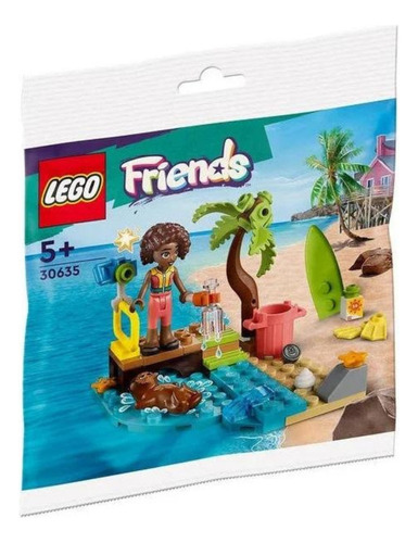 Lego Friends Limpeza Na Praia 52 Peças 30635 - Lego
