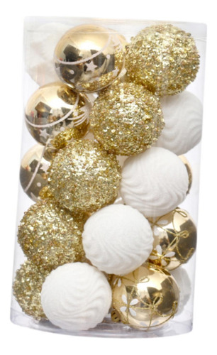 25 Bolas De Navidad Decorativas Para Colgar En La Pared,