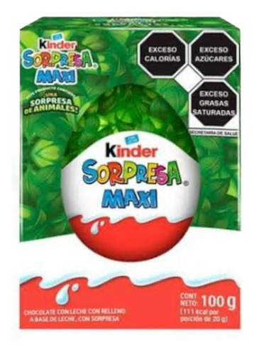 Huevo Kinder Maxi Gigante Niño 100g Sorpresa Juguete