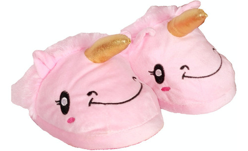 Slippers Pantuflas Rosa Unicornio Talla 34-35 Royal Deluxe