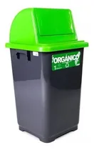 Comprar 4 Botes Basura Cuadrado Noventa Litros Con Tapa Balancin