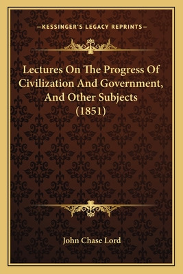 Libro Lectures On The Progress Of Civilization And Govern...