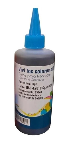 Tinta Scp Para Epson 250 Ml  Stylus, Xp 211 201 L355 401