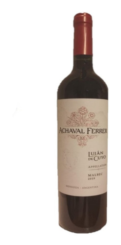 Vino Achaval Ferrer Appellation Lujan De Cuyo Malbec X 750cc