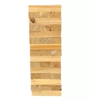 Jenga Gigante Premium C/base P/ Guardar Juego Ingenio Madera