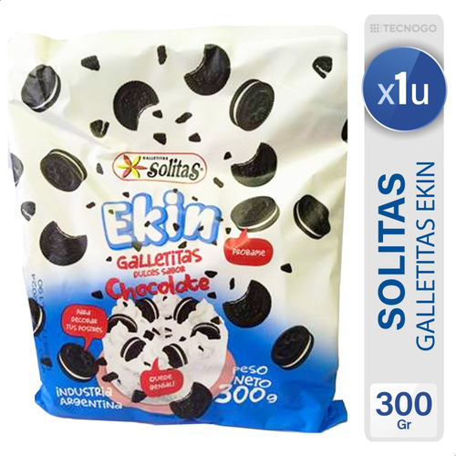 Galletitas Solitas Ekin Dulces Sabor Chocolate