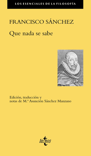 Libro Que Nada Se Sabe De Sánchez Francisco Tecnos