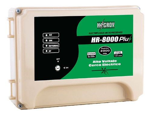 Electrificador Cerca Electrica Hagroy Hr 8000 Plus 110v