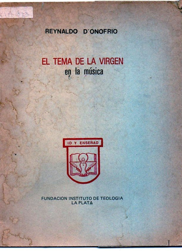El Tema De La Virgen En La Música- Reynaldo D'onofrio