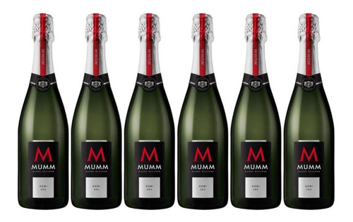 Champagne Mumm Demi Sec 750 Ml Caja X6 Espumante Fullescabio